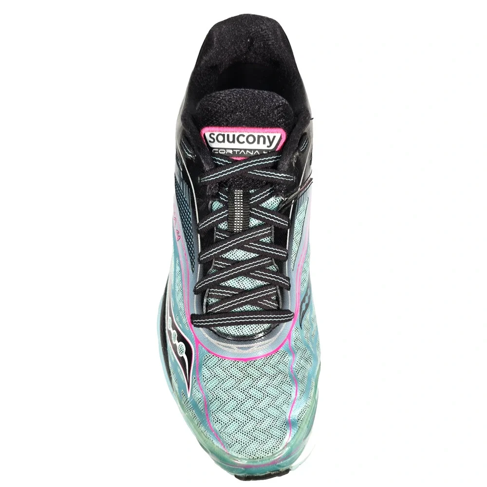 Saucony Women's Cortana 4 Running Shoes Blue Pink Black Size 7.5 S10240-2